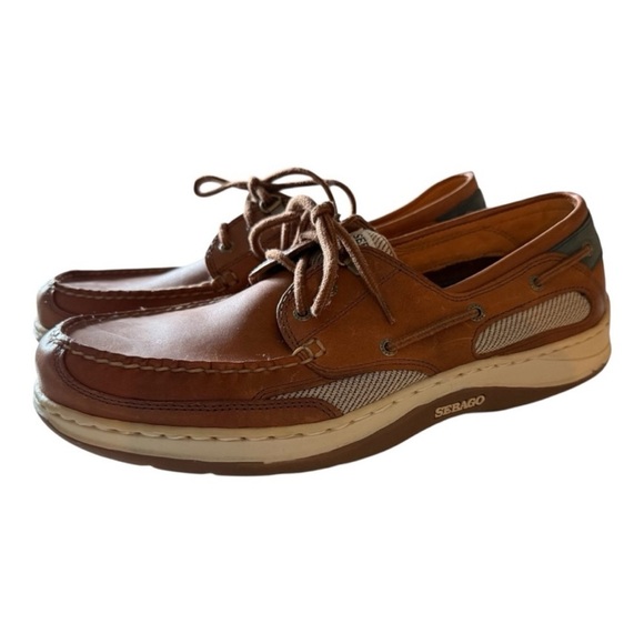 Sebago Clovehitch II Taupe Men’s 11.5 Boat Shoes Coastal Dri Lex Casual Marine - Picture 11 of 12